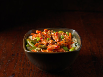 The new Sweet Earth Korean BBQ-Style Chik’n Entrée Bowl.