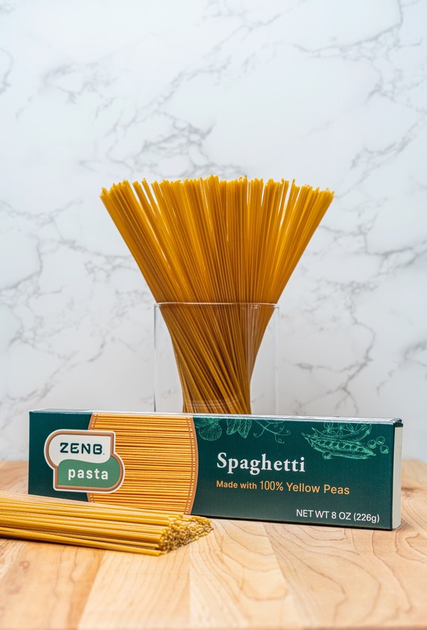 ZENB INTRODUCES FIRSTEVER SPAGHETTI MADE FROM 100 YELLOW PEAS