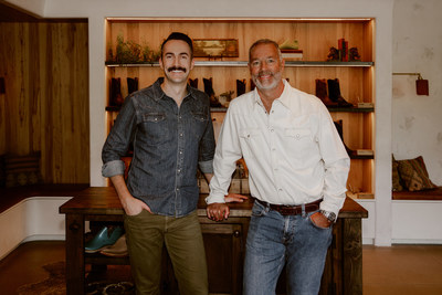 Paul Hedrick, Tecovas Founder and CEO, and David Lafitte, incoming Tecovas CEO. Copyright: Kristen Kilpatrick Photography.