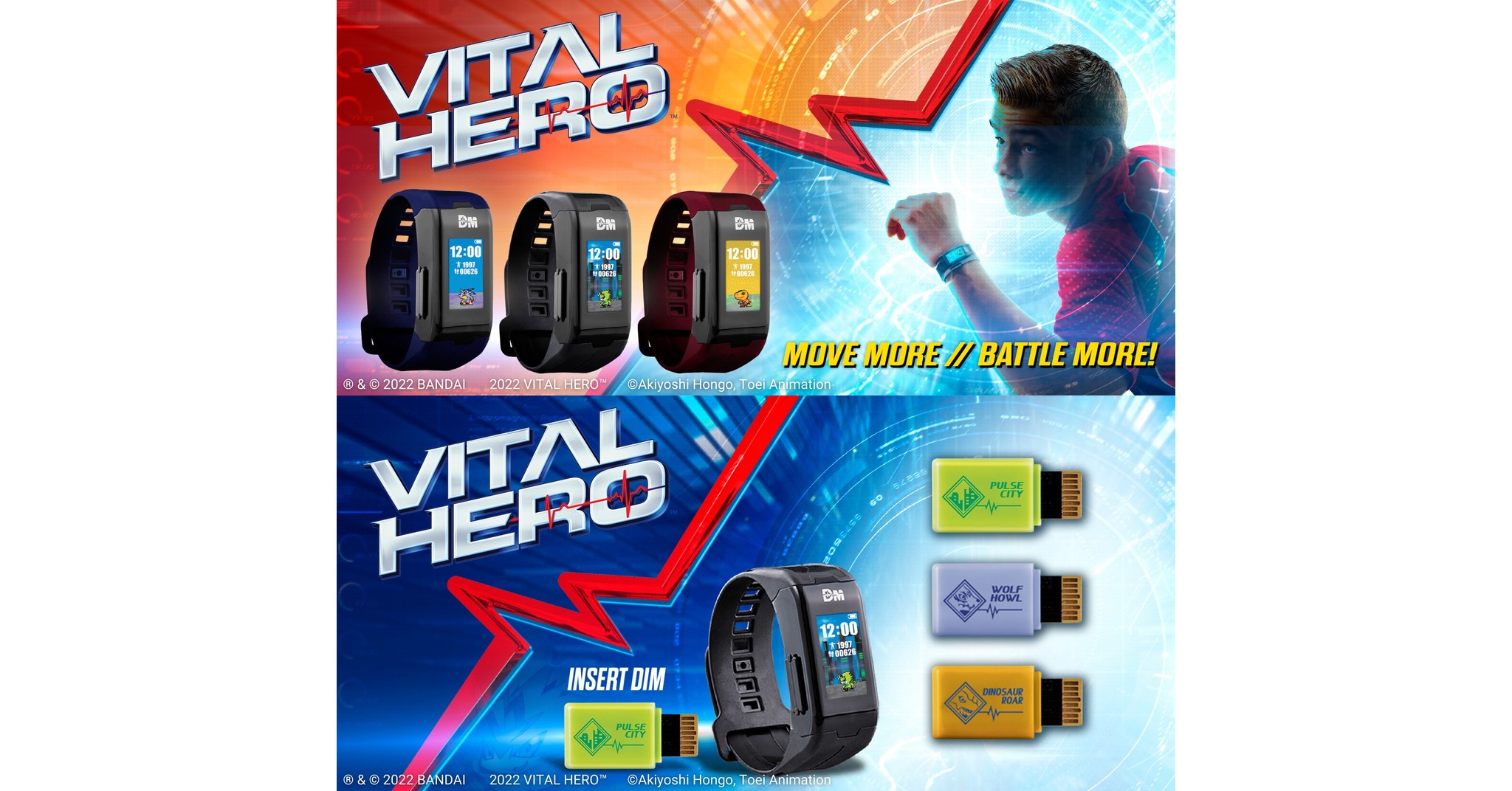 Move More, Battle More Bandai Namco Toys & Collectibles America Launches Vital Hero!