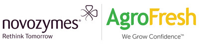 Novozymes and AgroFresh logos