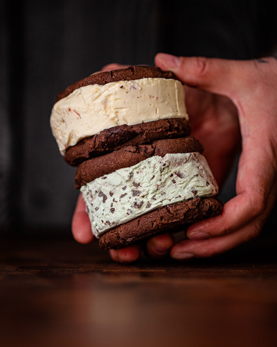Use Wicked Kitchen's Ice Dream pints to make homemade ice cream sandwiches with your favorite vegan cookies.