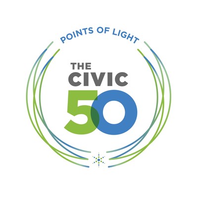 Aflac named one of 50 most community-minded companies in the US for fifth consecutive year by Points of Light