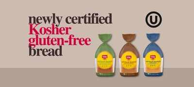 Newly certified Kosher gluten-free bread!