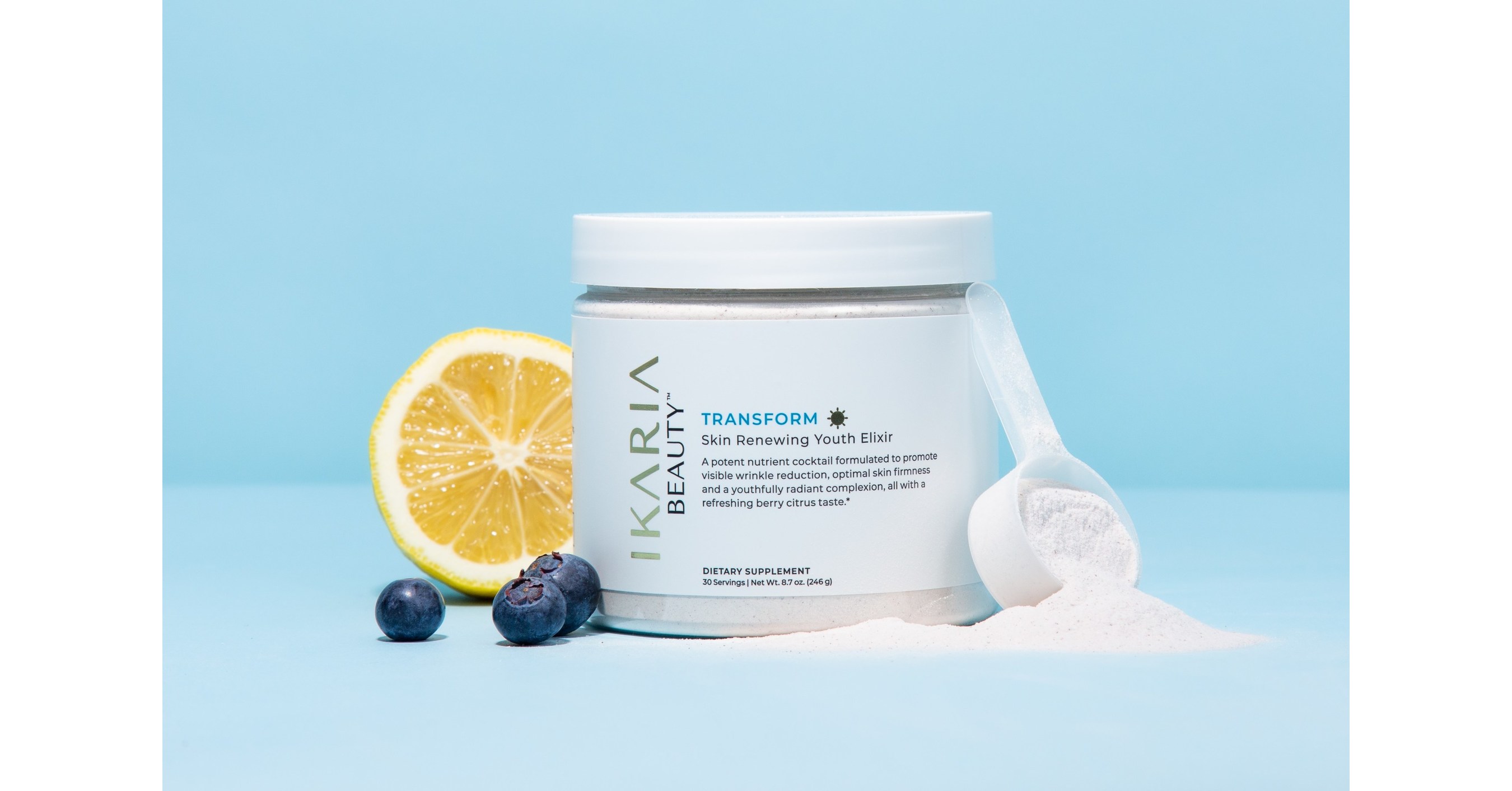 Ikaria Beauty TRANSFORM Skin Renewing Youth Elixir from Debbie Matenopolous  is One of Her Best Tips for Summer Skin Hydration