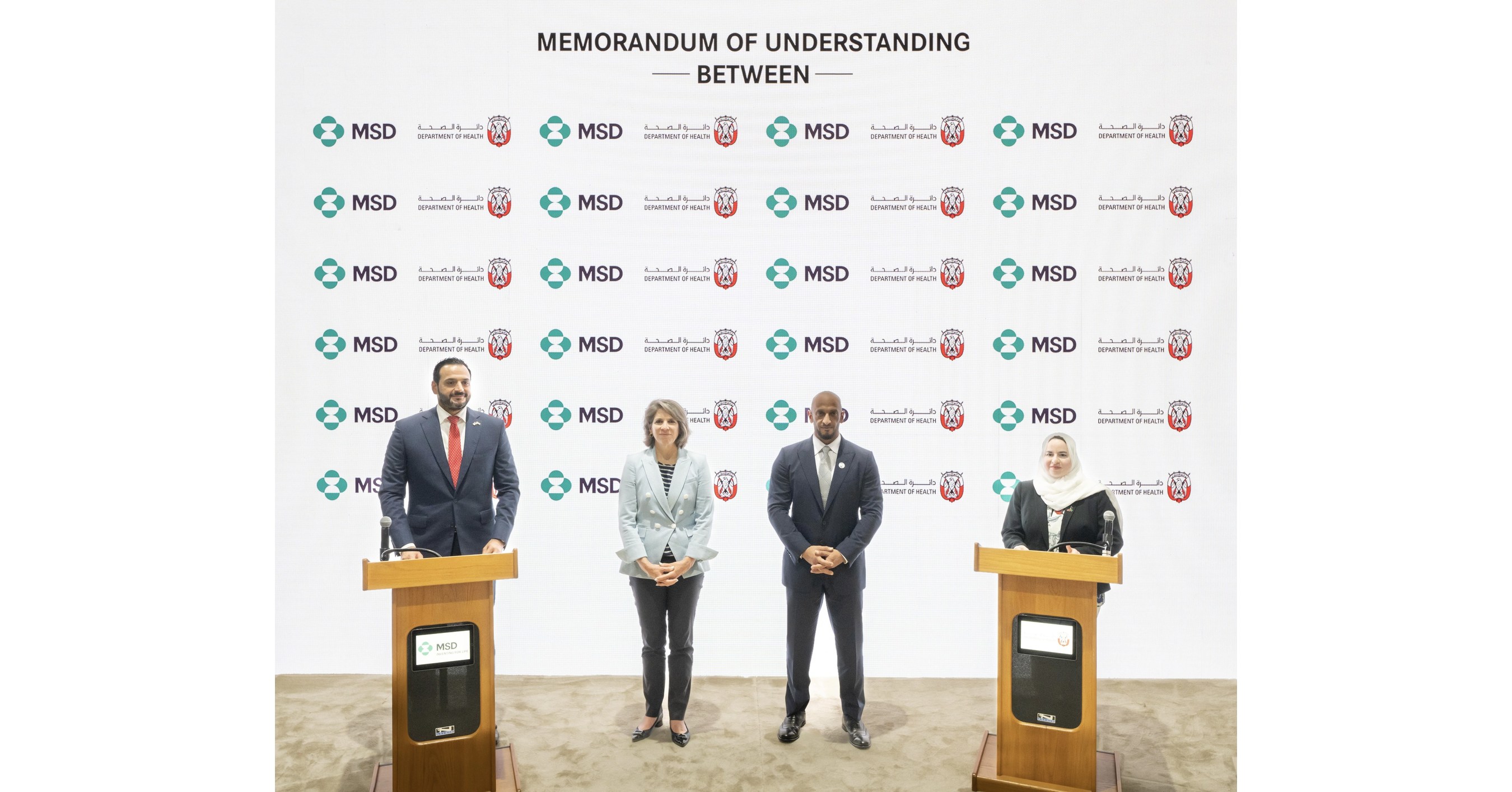 The Department of Health - Abu Dhabi and MSD GCC Sign Declaration of Collaboration to Support Healthcare Advancement and Innovation in Abu Dhabi