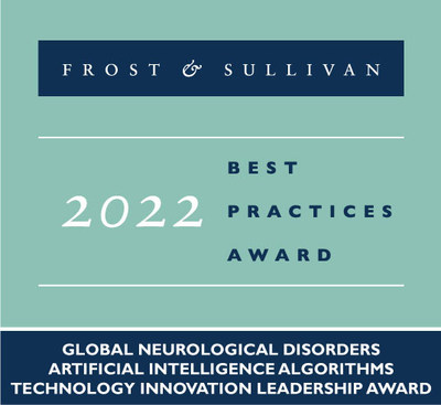 Frost & Sullivan awarded icometrix the 2022 Technology Leader Award in the neurological disorders artificial intelligence algorithms industry.