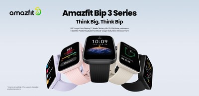 Smartwatch Amazfit Bip série 3