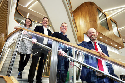 (L to R) Jen Hartley, Director, Invest Newcastle; Graham Hall, Managing Director, Credera; Ewan Miller, Managing Director, Credera; Jamie Driscoll, North of Tyne Combined Authority Mayor.
