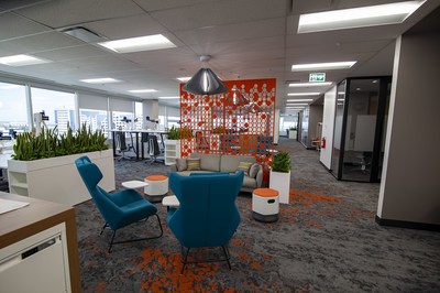 GSK Canada unveils new head office - Various work environments from focus rooms supporting quiet concentration to collaborative spaces featuring moveable furniture, as well as high-class ergonomic workstations with sit/stand and treadmill desks. (CNW Group/GlaxoSmithKline Inc.)