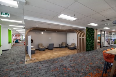 GSK Canada unveils new head office - Employees are being provided access to modern equipment, such as interactive whiteboards, to enable them to brainstorm and collaborate either in-person or virtually, in real time. (CNW Group/GlaxoSmithKline Inc.)