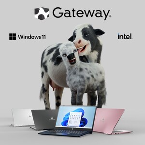 Gateway's Baby Cow is Jumping Over the Moon for the New Lineup of Notebooks
