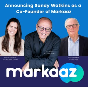 Sandy Watkins to become a Co-Founder of Markaaz