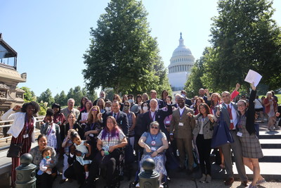 Patients with chronic disease meet with lawmakers on Capitol Hill, appealing for access to affordable healthcare.