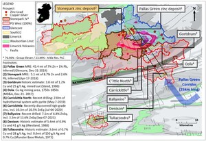 Group Eleven One Big Step Closer in Search for 'Mirror-Image' of Pallas Green - Intersects Major Fault Structure with Zinc Mineralization at Carrickittle West Prospect, Ireland