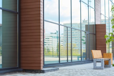 Fiberon Wildwood PE composite cladding brings performance and beauty to forward-thinking architectural designs, while utilizing materials that support important sustainability initiatives.