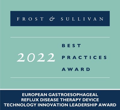 2022 European Gastroesophageal Reflux Disease Therapy Device Technology Innovation Leadership Award