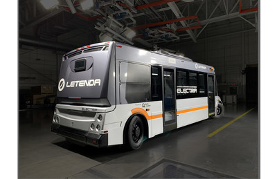 The Electrip, a zero emission city bus (CNW Group/Letenda Inc.)