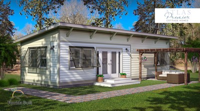 A one bedroom, one bathroom home from the Atlas Cottage Homes collection.