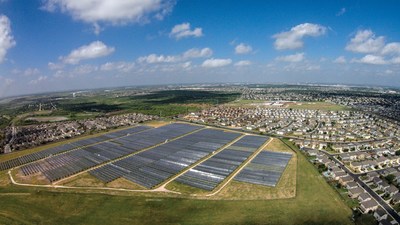 OCI Solar Power's Alamo 2 Solar Farm is located on the northeast side of San Antonio, TX.