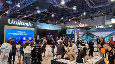 The Unilumin booth was very popular at the exhibition. (PRNewsfoto/Unilumin Group)
