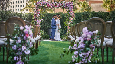 Four Seasons Hotel New Orleans Garden Wedding. Credit: Christian Horan Photography