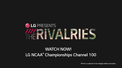 LG's support of the NCAA Championships will include multiple initiatives to inspire fans and support student athletes including the recent launch of the NCAA Championships Channel, which will feature up to 50 NCAA Fall, Winter and Spring championships, both live and on-demand via LG’s exclusive free streaming service, LG Channels.