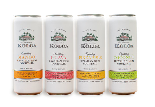 Koloa Rum Company Sparkling Hawaiian Rum Canned Cocktails