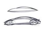 Hyundai Motor's IONIQ 6 Teased in Concept Sketch...