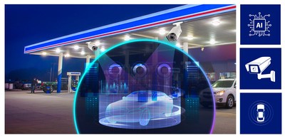 TankU's Technology utilizes the existing security cameras and the power of AI to provide invaluable insights for service providers such as refueling, EV charging, car washing, collection of deliveries and more. (Photo Credit: TankU)