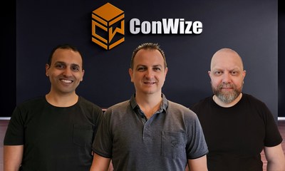 ConWize founders: Ran Levi Sody, Dima Haikin and Denis Umnov