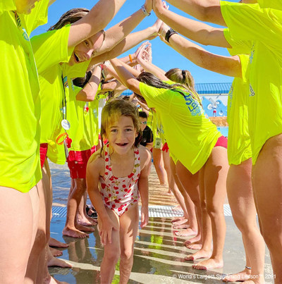 According to a 2020 research study conducted by the American Red Cross, more than half (54%) of U.S. kids ages 4-17 are not able to perform the basic water safety skills that can save their life. Hundreds of aquatic centers, swim schools, YMCAs and waterparks around the world are helping to make children safer in and around water by teaching the fundamentals of learning to swim and water safety. Find a local event by visiting https://bit.ly/3n8yNfm.