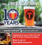 Grand Rapids Celebrates 10 Years of Beer City USA, 10 Weeks of Summer Beercation Giveaways