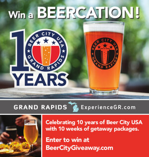 Grand Rapids Celebrates 10 Years of Beer City USA, 10 Weeks of Summer Beercation Giveaways