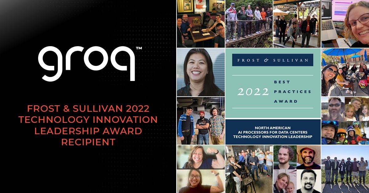 Groq Receives Recognition with Frost & Sullivan 2022 Technology Innovation Leadership Award - Vimarsana News