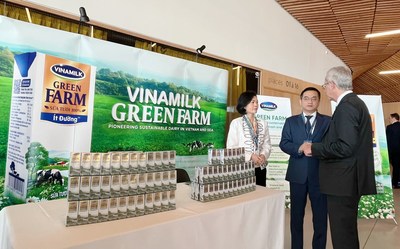 Vinamilk's booth at Global Dairy Congress (PRNewsfoto/Vinamilk)