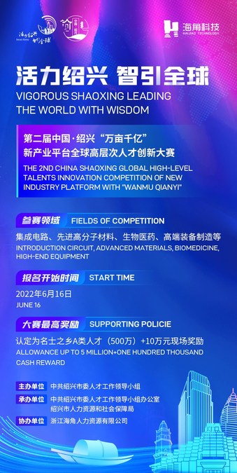 Announcement for the 2nd China Shaoxing global high-level talents innovation competition of new industry platform with "Wanmu Qianyi" - Vimarsana News
