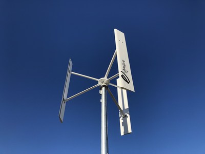 The Semtive Nemoi M is a vertical wind turbine designed to generate affordable, reliable, clean energy for any residential or commercial facility.