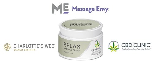 Massage Envy Enhances Massage and Skin Care Portfolio With CBD Offerings From Charlotte’s Web, "The World’s Most Trusted Hemp Extract" (CNW Group/Charlotte's Web Holdings, Inc.)