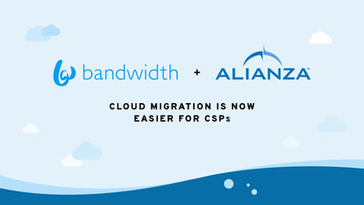 Together, Bandwidth and Alianza will enable Communications Service Providers to transform their legacy infrastructure and remain competitive by offering high-growth, cloud-based voice, messaging and videoconferencing services.