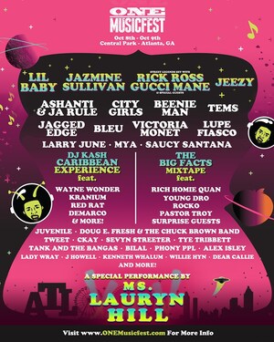 ONE Musicfest &amp; Live Nation Urban Presented By Toyota Announces 2022 Lineup; Performers Include Lil Baby, Ms. Lauryn Hill, Jazmine Sullivan, Rick Ross, Gucci Mane, Jeezy, Ashanti &amp; Ja Rule, City Girls, Beenie man, Tems, and More