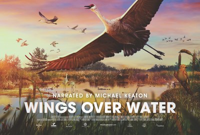 The IMAX film, narrated by award-winning actor Michael Keaton, follows the migratory journeys of three bird species that make remarkable flights to the wetlands of North America's prairies. (CNW Group/DUCKS UNLIMITED CANADA)