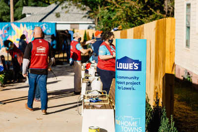 Lowe’s celebrated its centennial by completing 100 community impact projects across 36 states and Washington, D.C. Through the 100 Hometowns initiative, more than 1,850 Lowe’s associates volunteered nearly 12,000 hours across 111 Red Vest Day volunteer events.