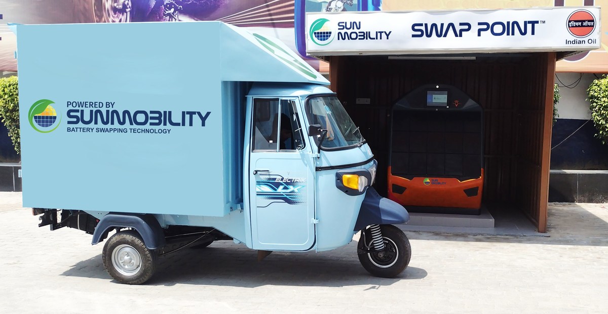 SUN Mobility Expands its Battery Swapping Operations to Maharashtra in Collaboration with Amazon India - Vimarsana News