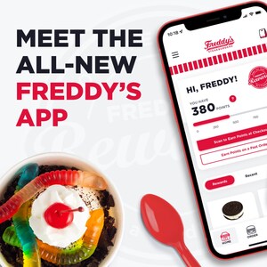 Freddy's Frozen Custard &amp; Steakburgers Launches New Loyalty App for Delivery, Pickup and Rewards