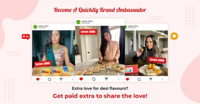 Quicklly's innovative Brand Ambassador program allows a broad base of loyal customers and digitally savvy fans to earn up to $6,000 -- simply by sharing their love of Quicklly.