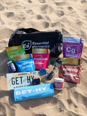 Essential Elements Partners with Pro-Surfer Koa Smith For A Giveaway of The Ultimate Summer Survival Kit to Encourage People to 'Get Hy'