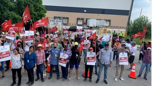 The Bay e-commerce warehouse workers on strike