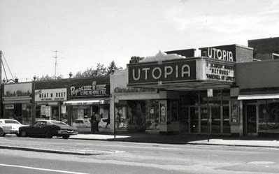 Historic Queens Utopia Theater circa 1970 (PRNewsfoto/Real Brave)