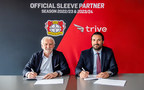 Trive wird offizieller Ärmelpartner des Fußballclubs Bayer 04 Leverkusen